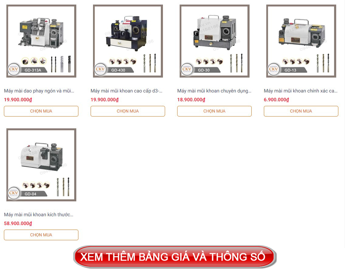 Máy mài mũi khoan nhập khẩu chất lượng cao