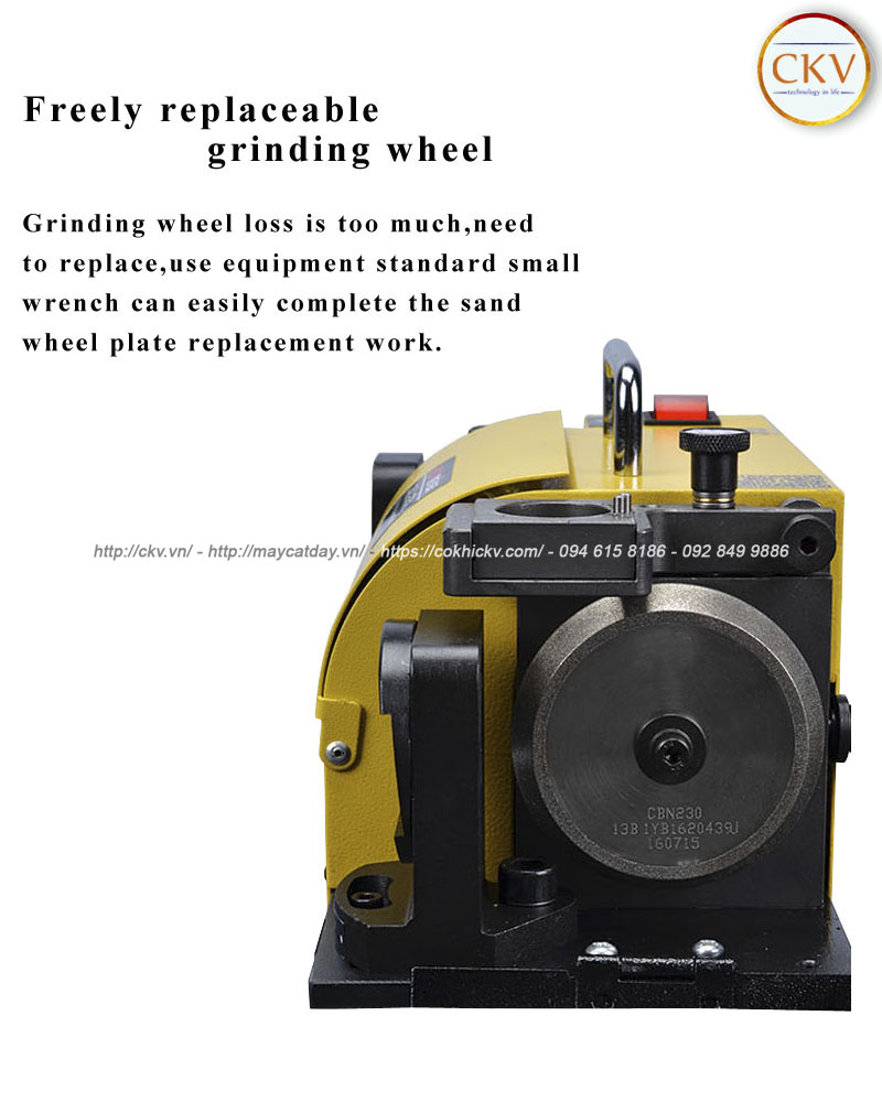 Máy mài mũi khoan đá mài CBN Đài Loan