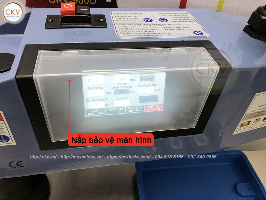 Máy taro điện tay cần robot lập trình cảm ứng dùng điện 1 pha