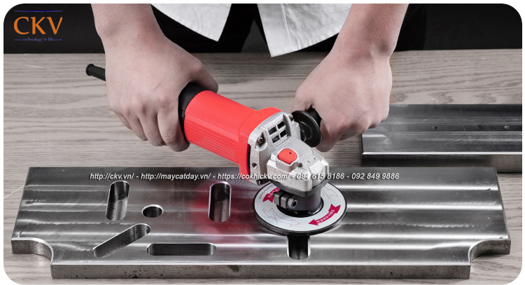 Máy vát mép cầm tay góc R chuyên dụng an toàn