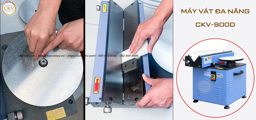 Máy vát mép CKV-900D vát góc C và R đa năng