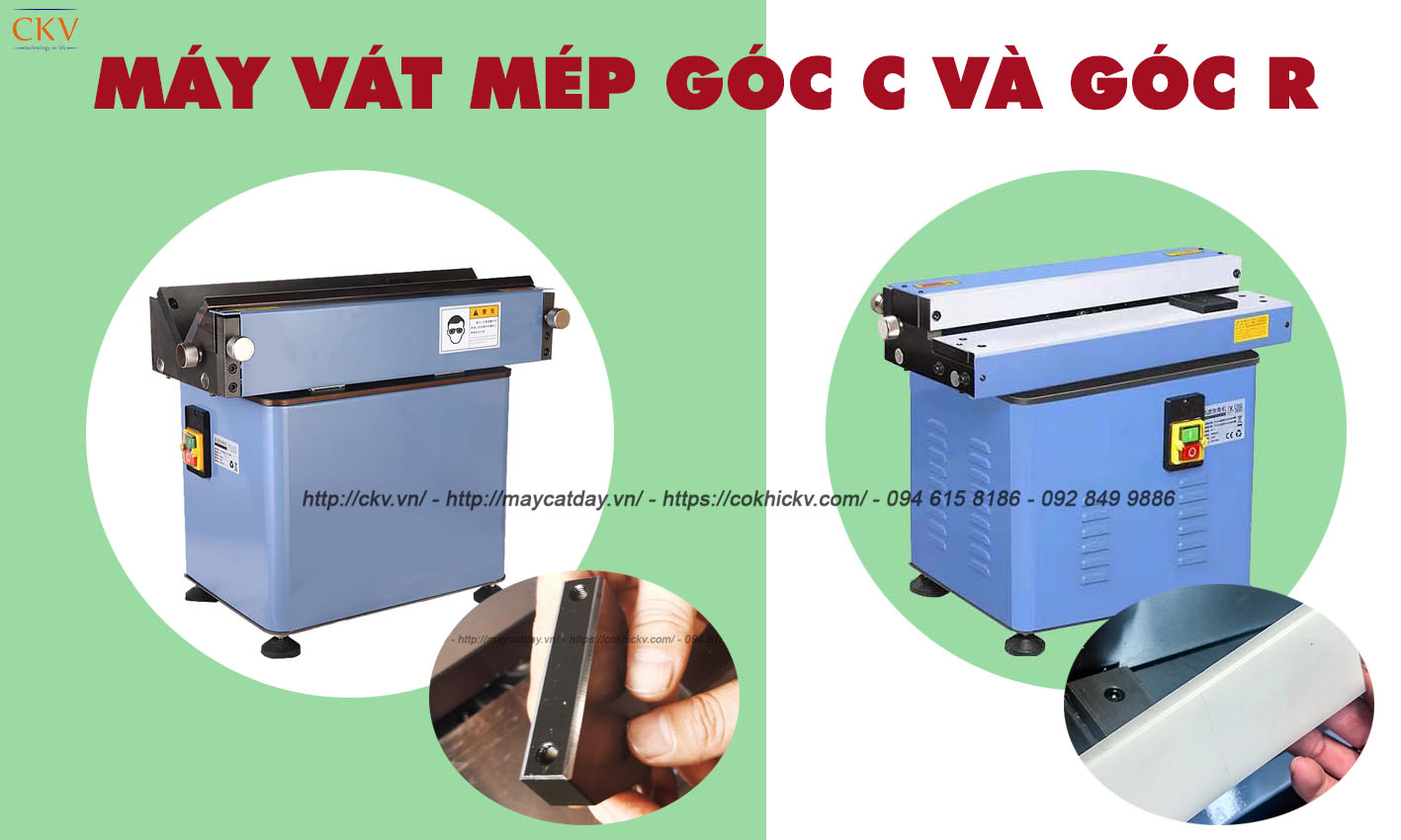 Máy vát mép đa chức năng tích hợp vát C và R