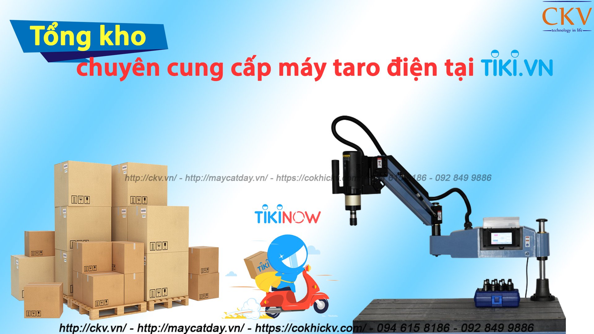 Mua ngay máy taro ren điện tại Tiki chế độ cổ xoay ngang dọc