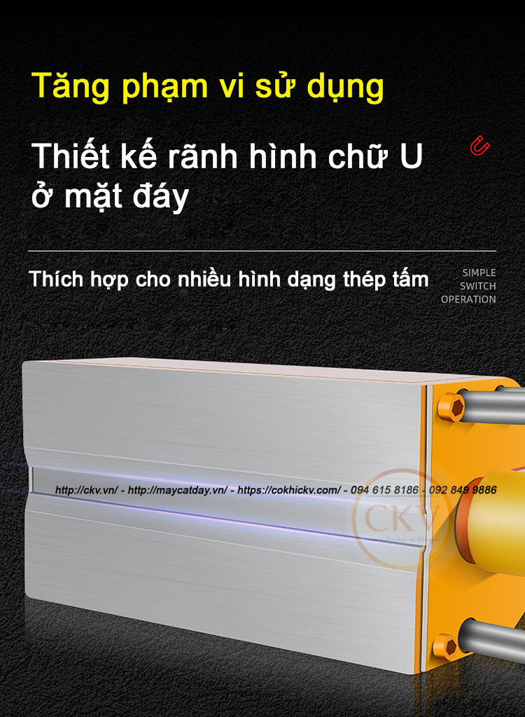 Nam châm hút cẩu hàng hóa từ tính vĩnh cửu