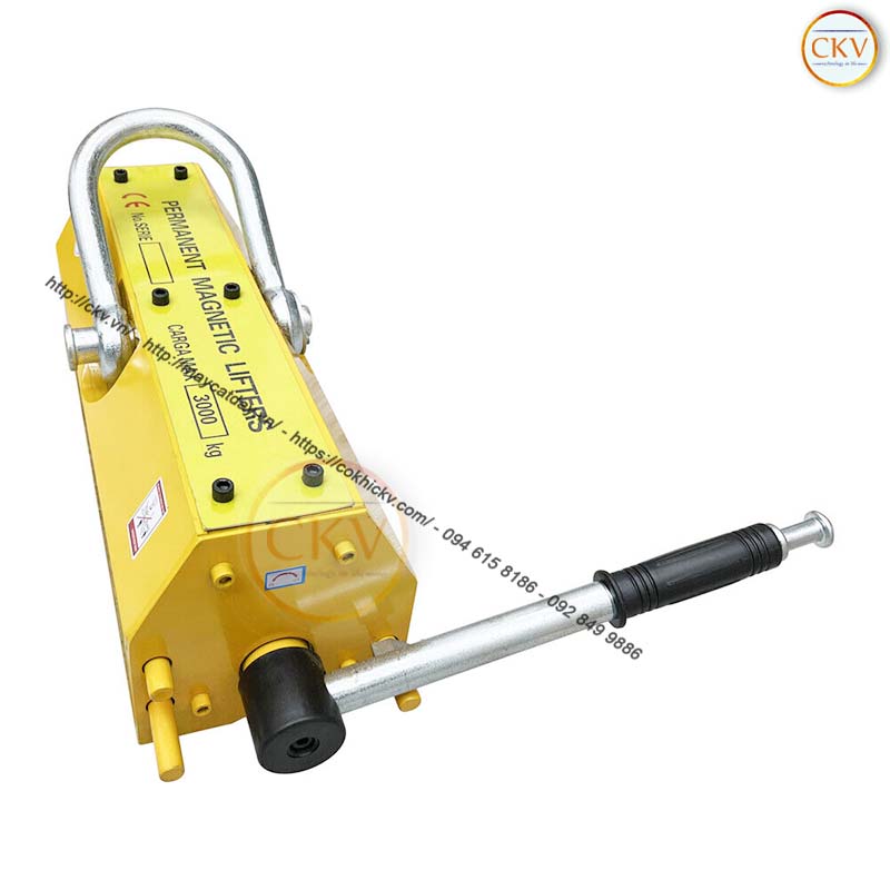 Nam châm hút từ nâng hạ 3 tấn có gạt tay