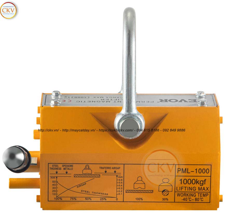 Nam châm hút hỗ trợ nâng hàng mã PML-1000
