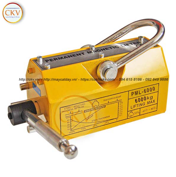 Cẩu từ 6 tấn nam châm vĩnh cửu PL-6000