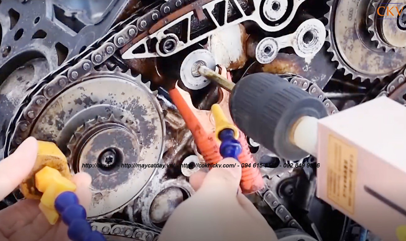 Phá mũi taro bằng điện cực lục giác