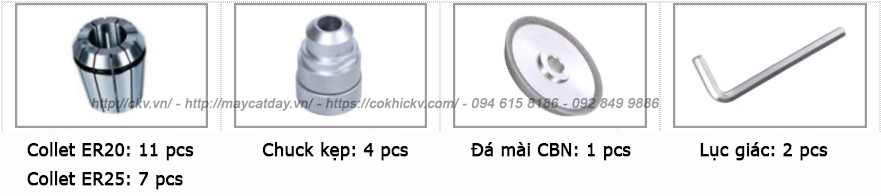 Phụ kiện máy mài mũi khoan CKV-H20G