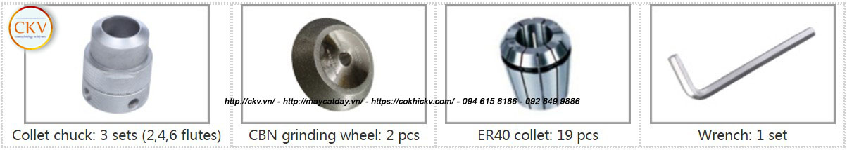 Phụ kiện Máy mài dao phay ngón và mũi khoan MR-F6