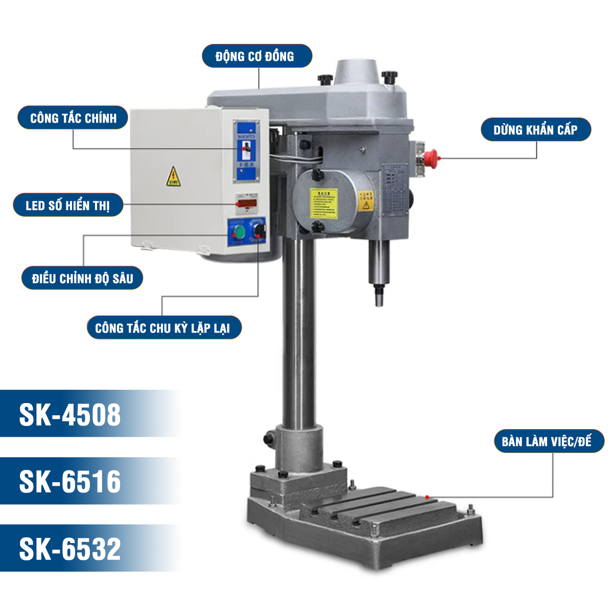Máy taro để bàn tự động SK-4508/SK-6516/SK-6532
