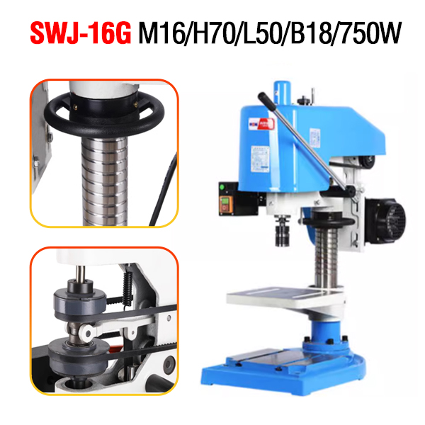 Máy taro ly hợp SWJ-16G M16 với LED trợ sáng