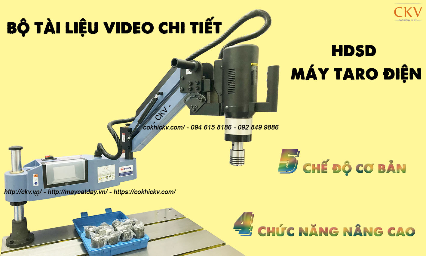 Hướng dẫn sử dụng máy taro cần dùng điện cực kì chi tiết