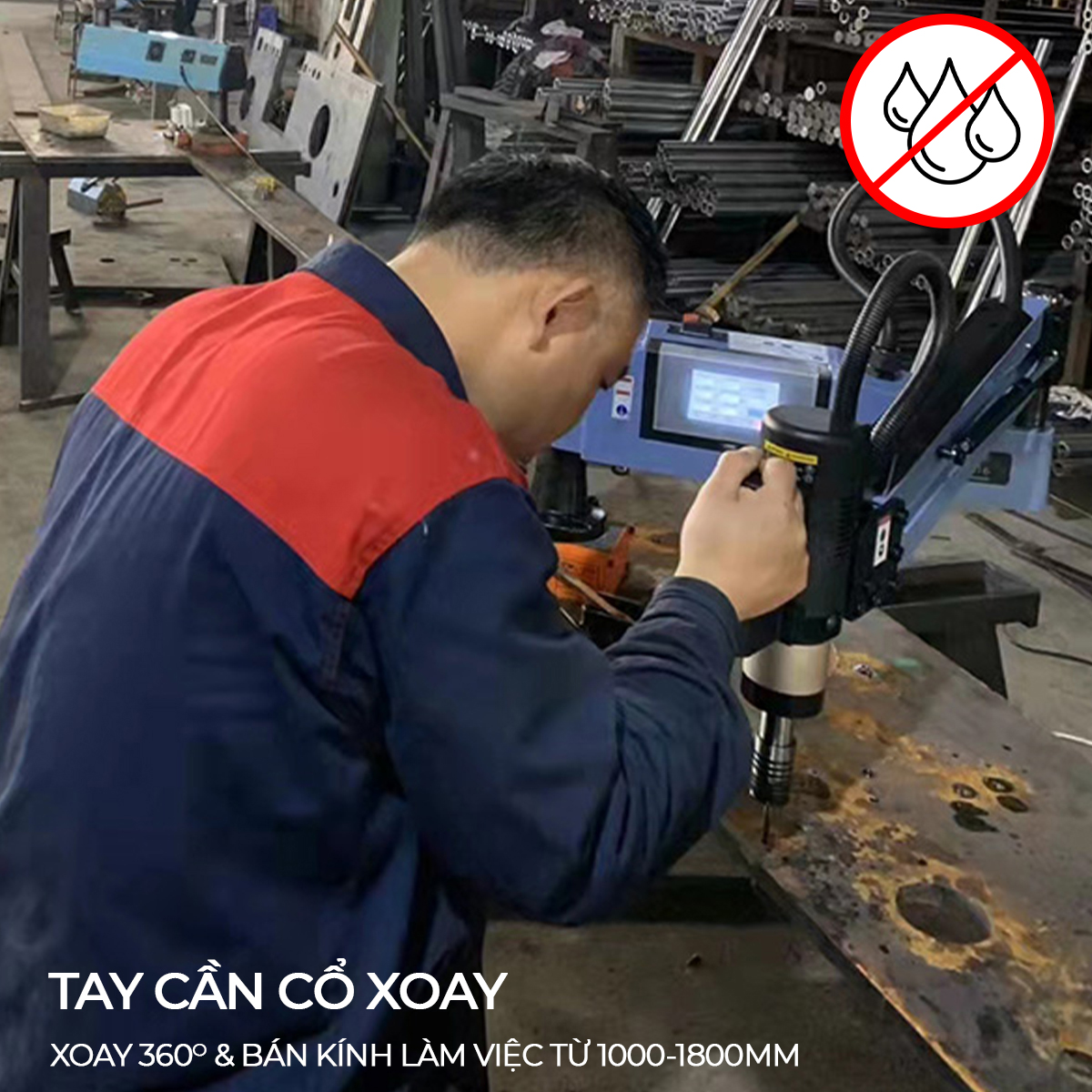 Ẩm ướt gây hại cho máy taro điện