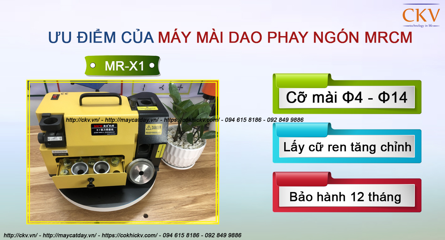 Ưu điểm của máy mài dao phay ngón MRCM MR-X1