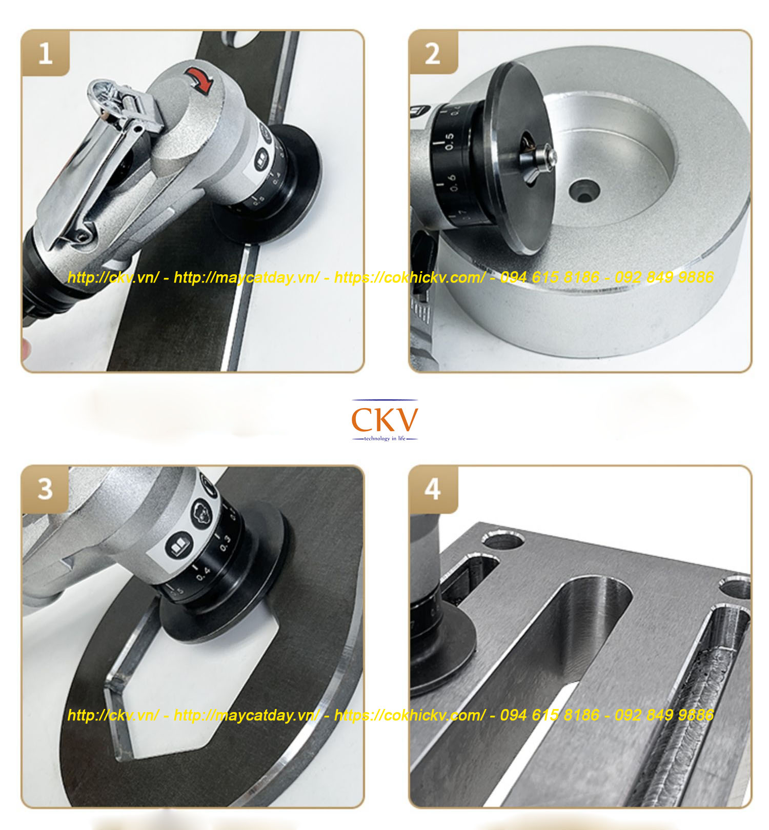 Máy vát mini vát cạnh cong và lỗ tròn