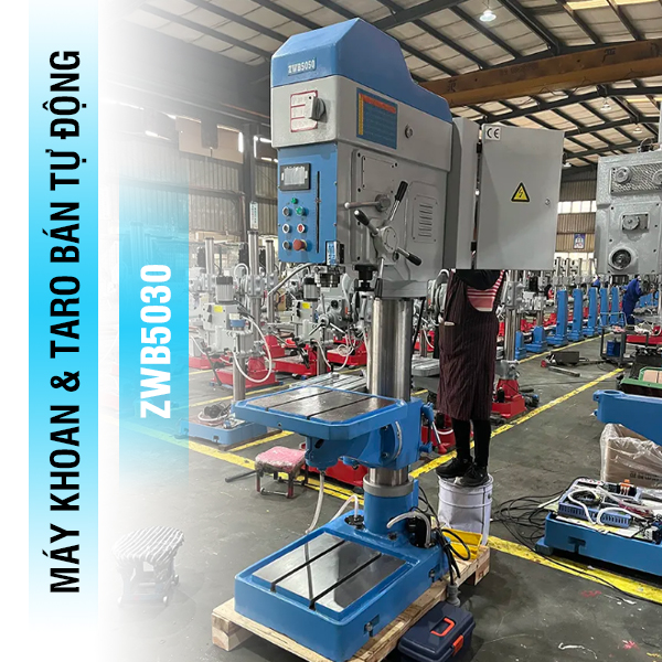 Máy khoan & taro đứng hộp số tự động ZWB5030