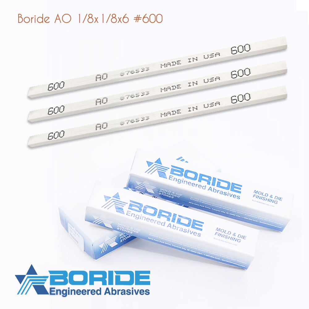 Thanh đá mài dầu Boride AO 1/8x1/8x6 USA