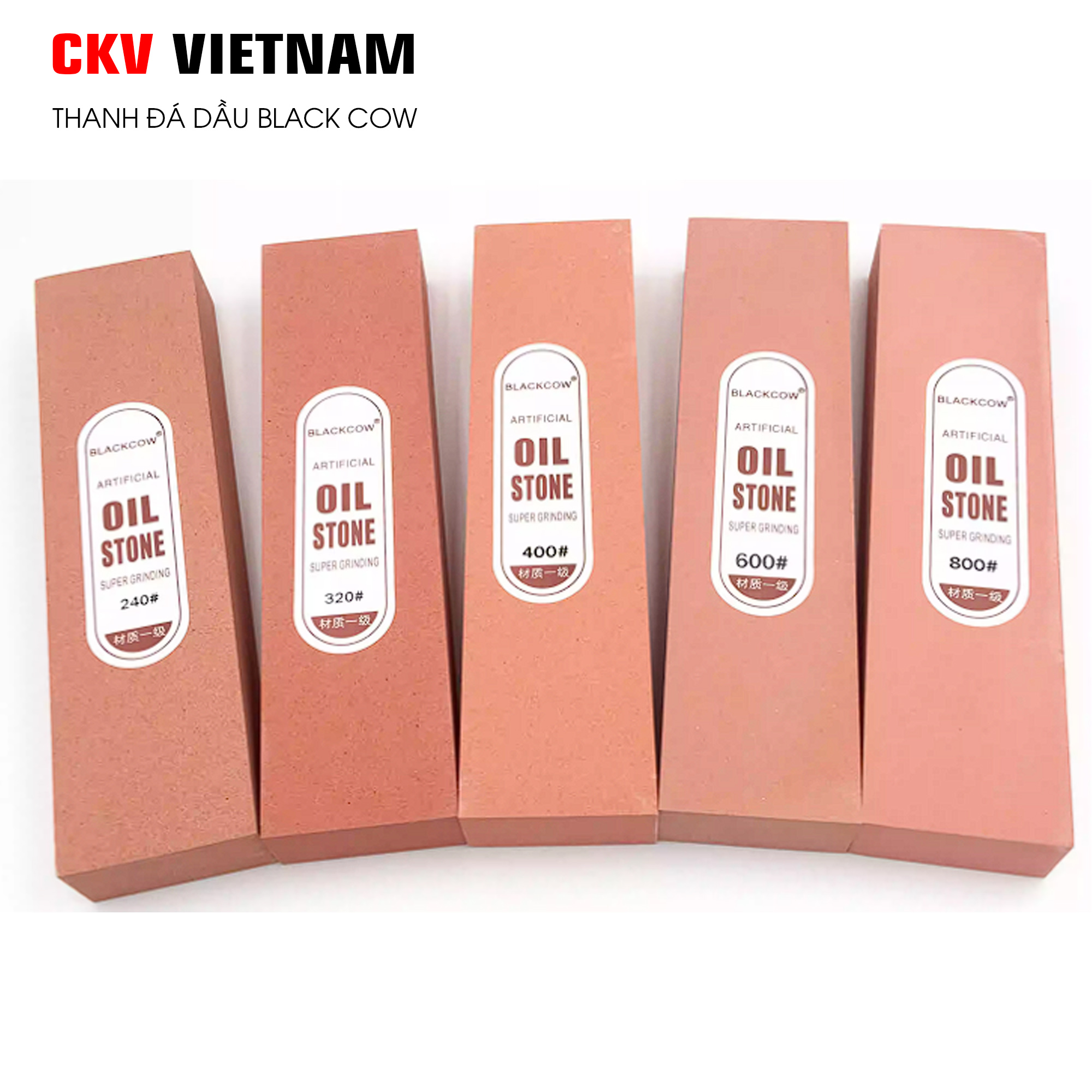 Thanh đá mài dầu Blackcow 200x50x25 #240 - #800