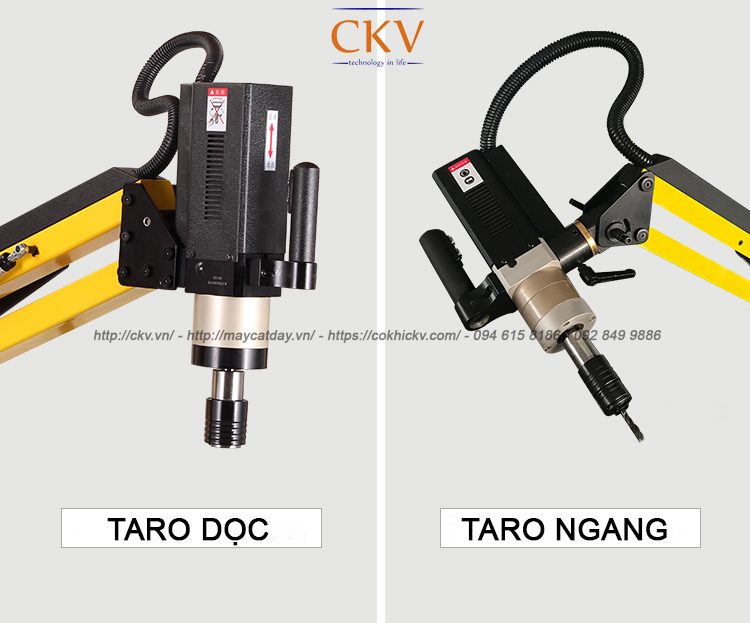 Máy taro điện cổ xoay ngang MR DS24