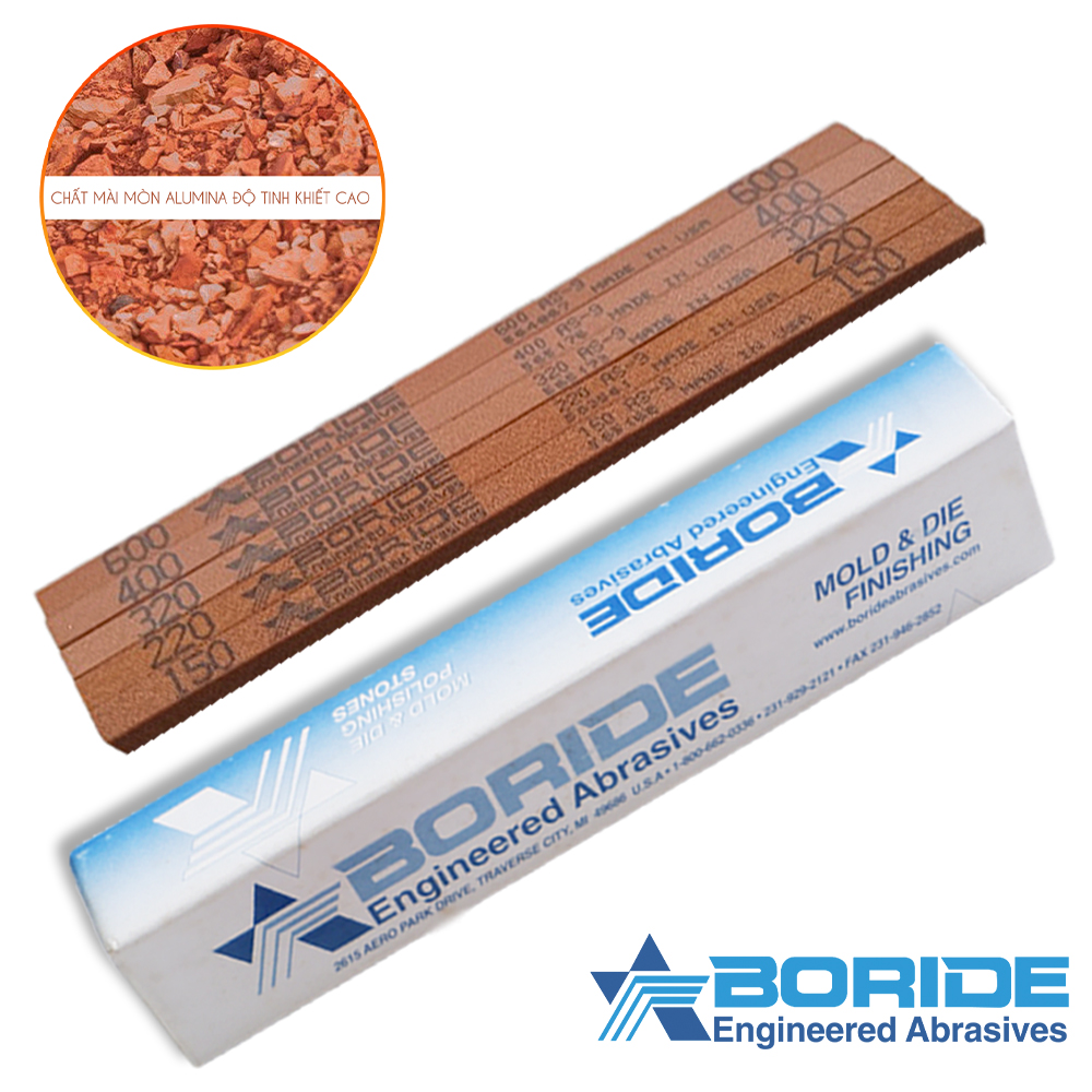 Thanh đá mài dầu Boride AS-9 1/16x1/4x6
