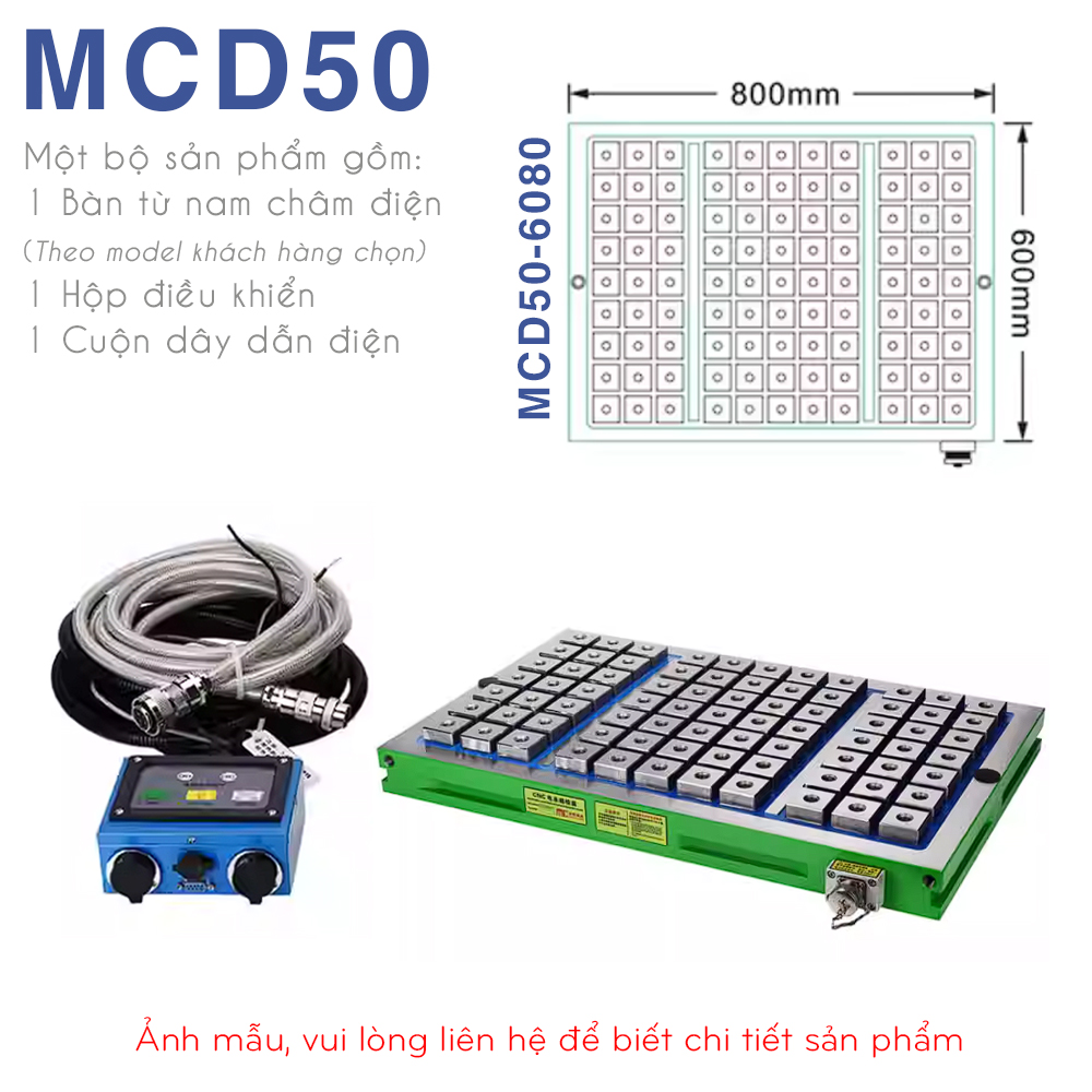 Bàn từ điện MCD50-6080 nhập khẩu, giá rẻ