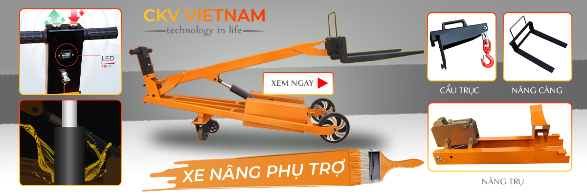 Xe nâng thủy lực ắc quy