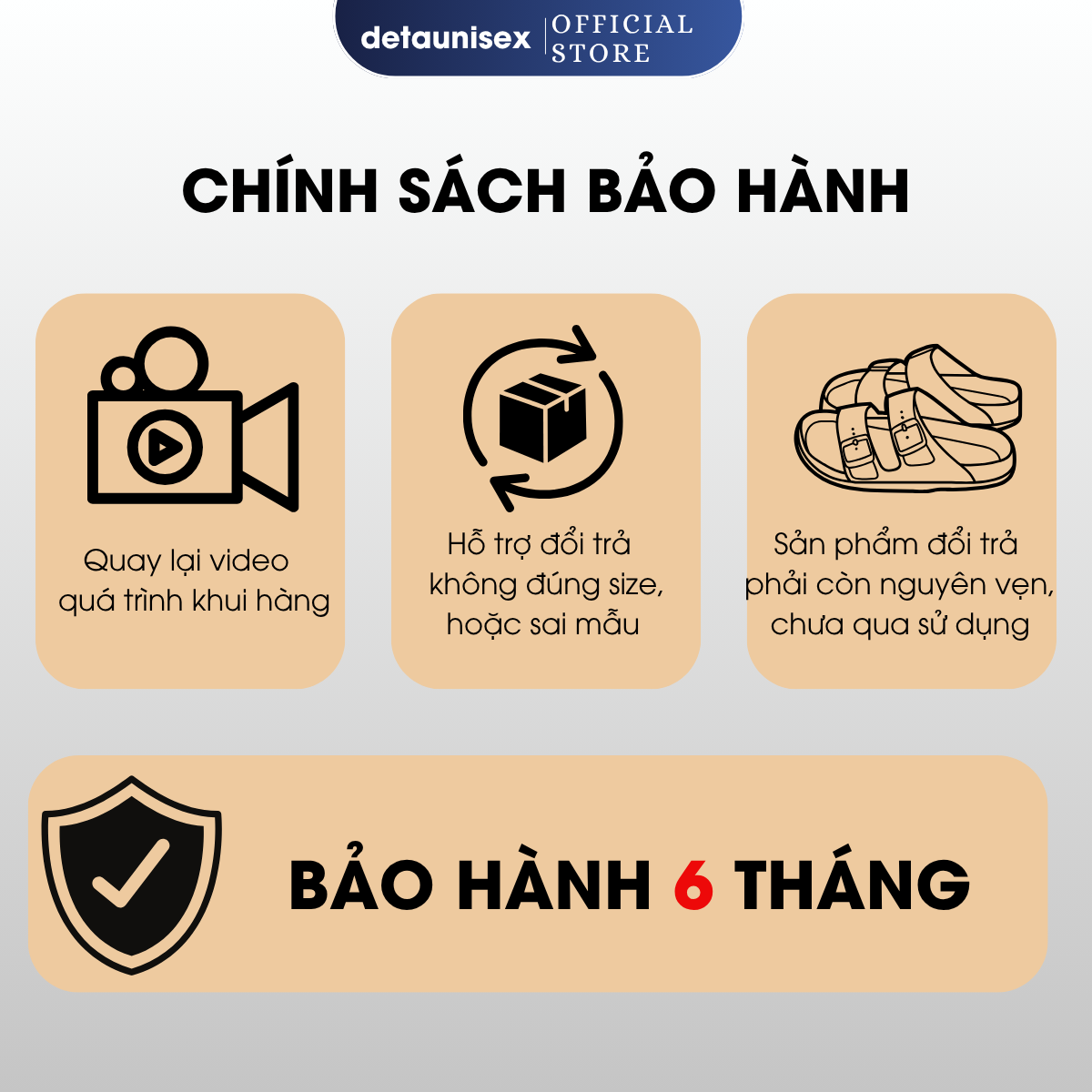 Giày dép đế trấu chính hãng bảo hành 6 tháng