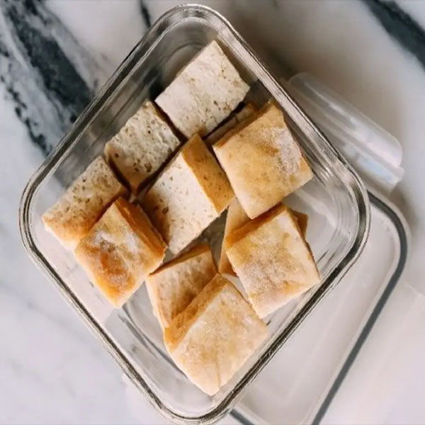 cách bảo quản đậu hũ chiên trong tủ lạnh
