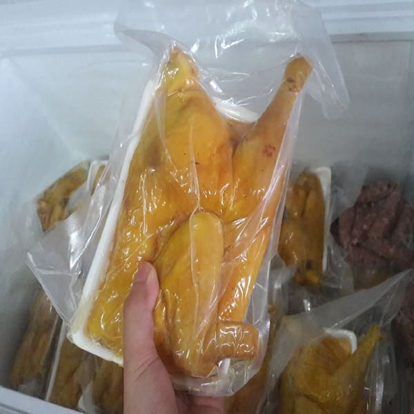 Cách Hút Chân Không Gà Ủ Muối