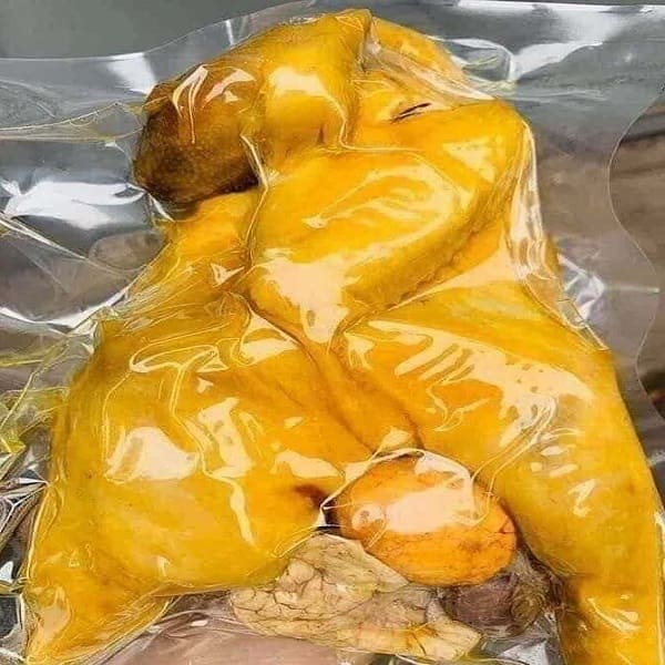 Cách Hút Chân Không Gà Ủ Muối