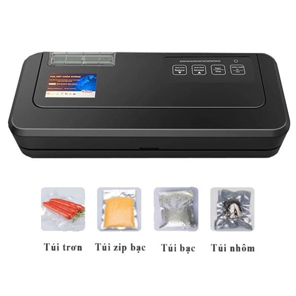 Cách hút chân không túi Zip