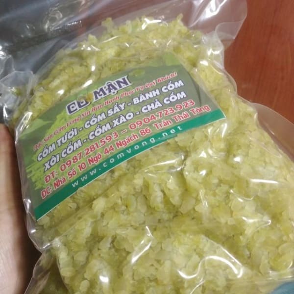 Cốm tươi hút chân không