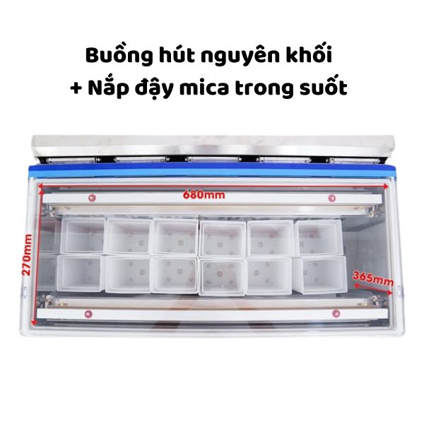 Buồng hút Máy đóng gói chân không chè LD660