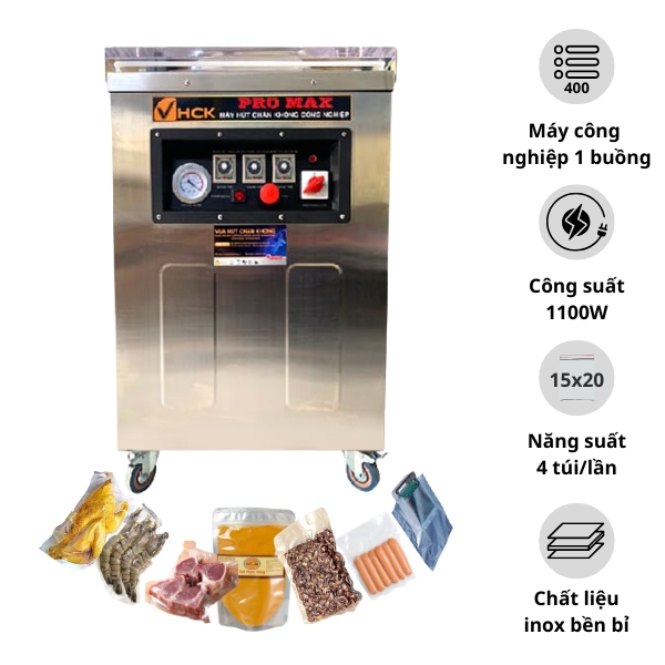 máy hút chân không công nghiệp dzq 400