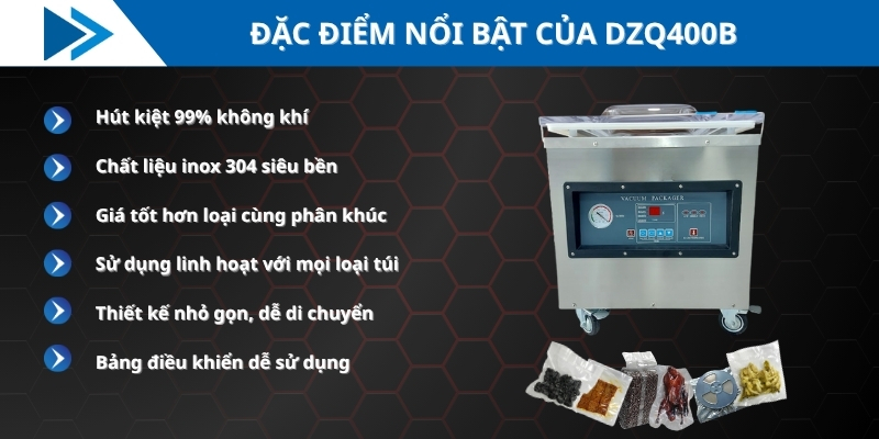 Máy Hút Chân Không Công Nghiệp DZQ400B