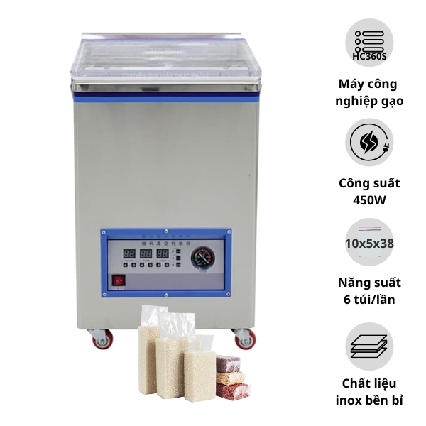 máy hút chân không gạo HC360S