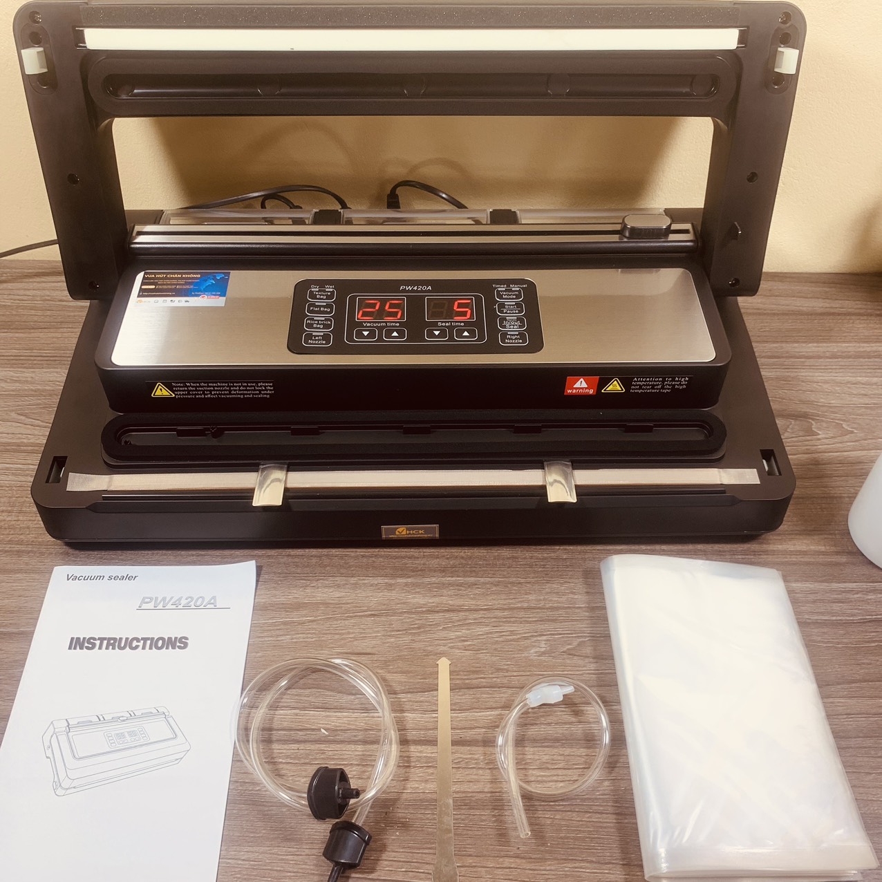 máy hút chân không pw420a không kén túi