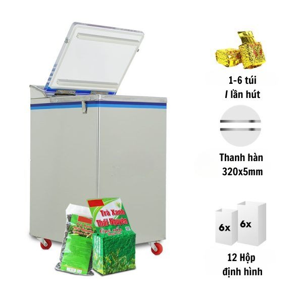 máy hút chân không thực phẩm chè