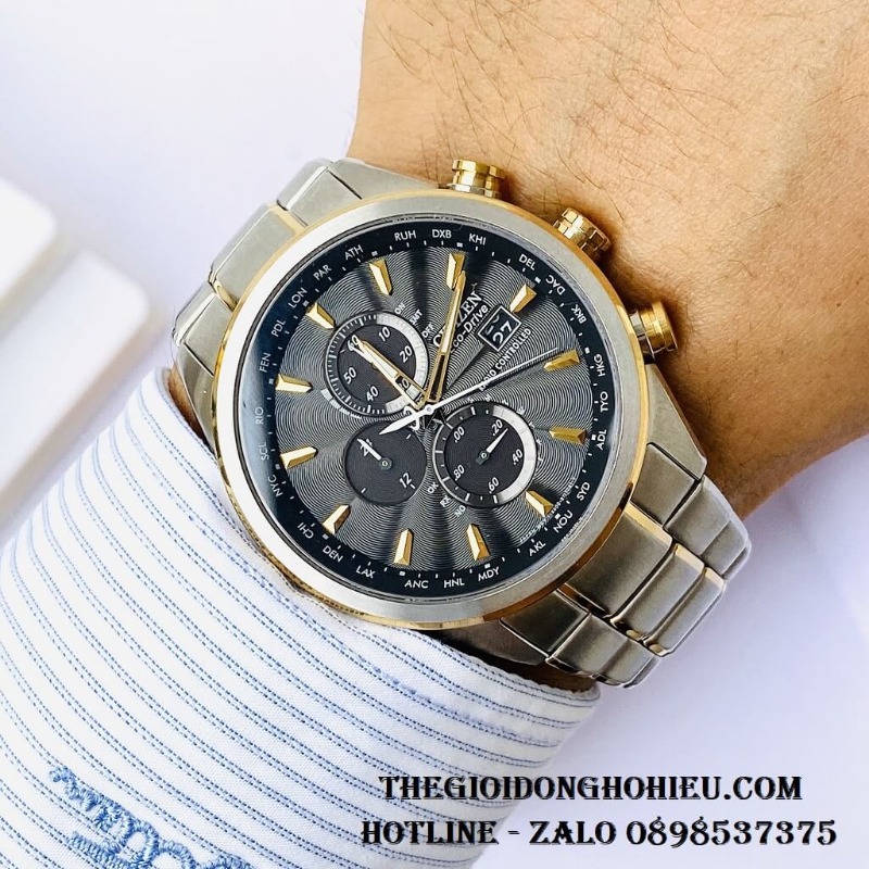 Đồng Hồ Citizen Eco-Drive Chronograph A-T AT8014-57E