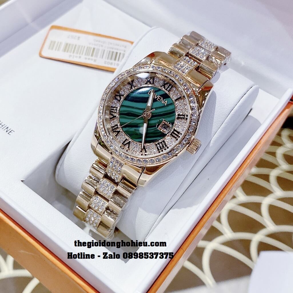 Đồng Hồ Nữ Davena 61803 Chính Hãng Rose Gold 34mm