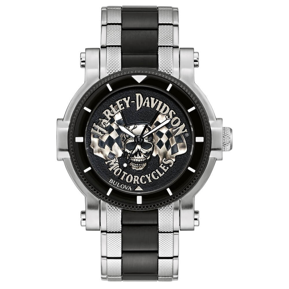 Đồng Hồ Nam Bulova Harley Davidson 78A109 44mm Chính Hãng