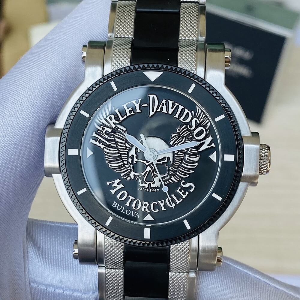 Đồng Hồ Nam Bulova Harley Davidson 78A109 44mm Chính Hãng