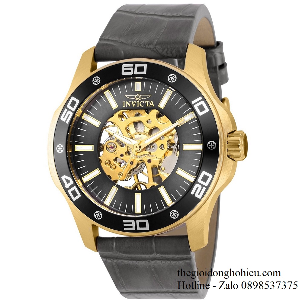 Đồng Hồ Nam Invicta Automatic (Tự Động) Specialty Black Skeletal Dial Grey 17261 45mm