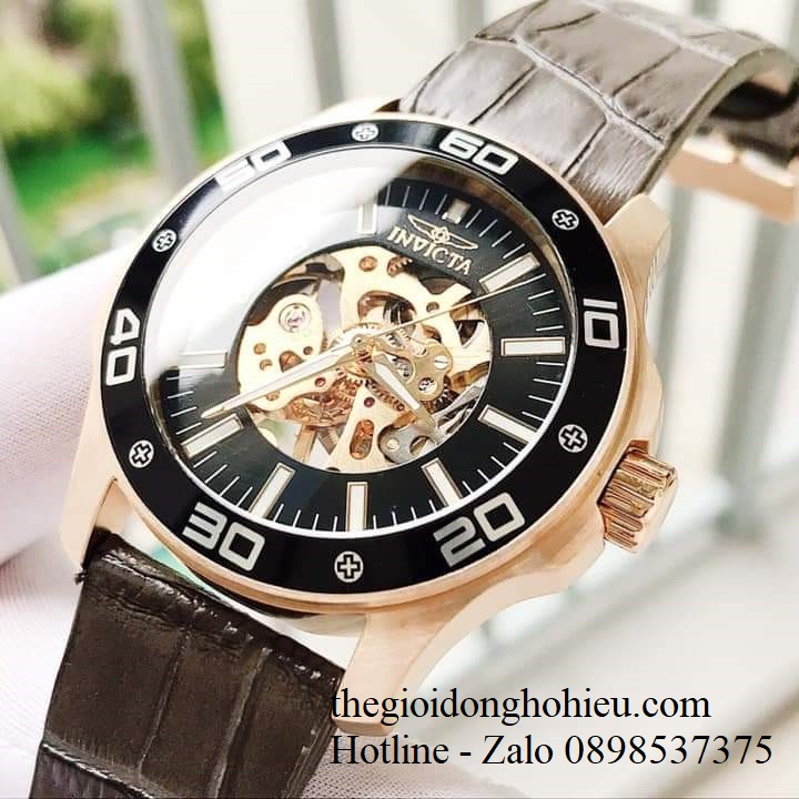 Đồng Hồ Nam Invicta Automatic (Tự Động) Specialty Black Skeletal Dial Grey 17261 45mm