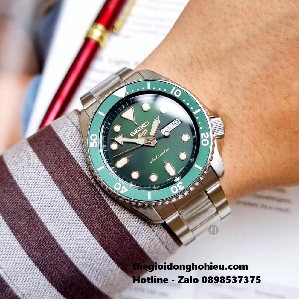 Đồng Hồ Nam Seiko 5 Sport Automatic Green SRPD63K1 42mm Chính Hãng