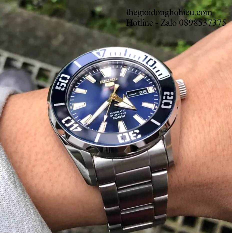 Đồng Hồ Nam Seiko 5 Sports Blue Dial Made In Japan SRPC51J1 43mm