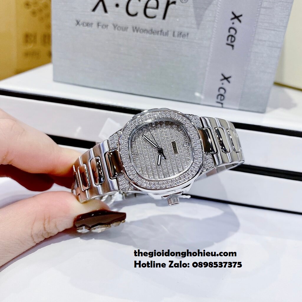 Đồng Hồ Nữ X-cer B0633 Dây Inox Silver 32mm