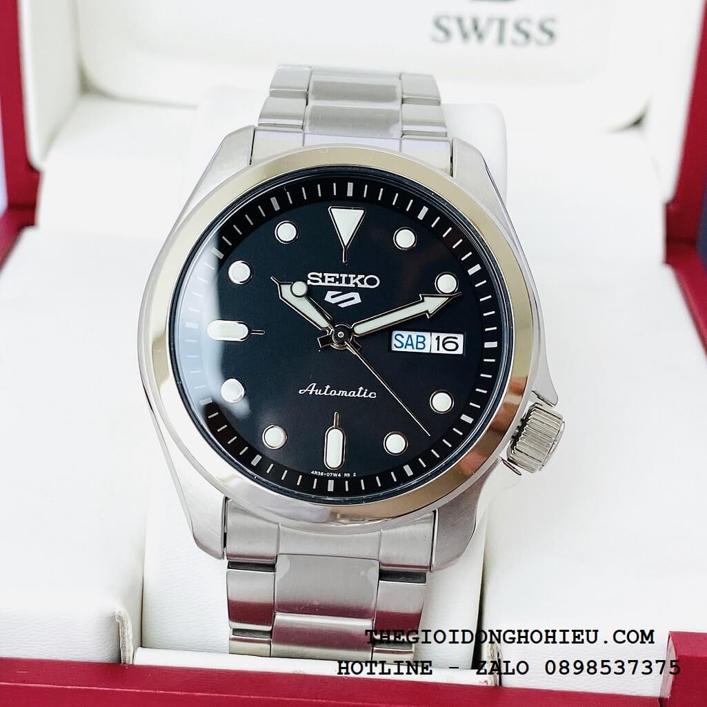 Đồng Hồ Seiko SRPE55K1 5 Sport Automatic Black Dial 40mm