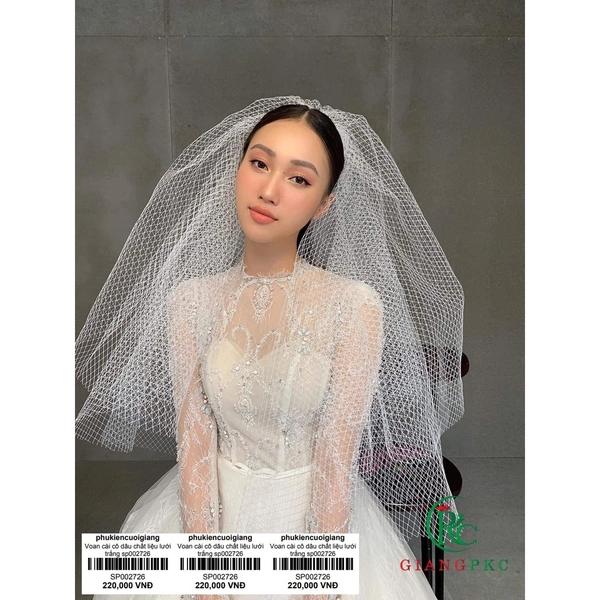 khăn voan bay cô dâu